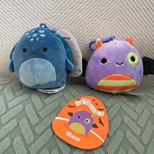 Squishmallows Blaze and Truman Bundle of 2